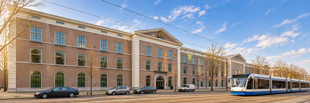 Historic office building on Sarphatistraat in Amsterdam