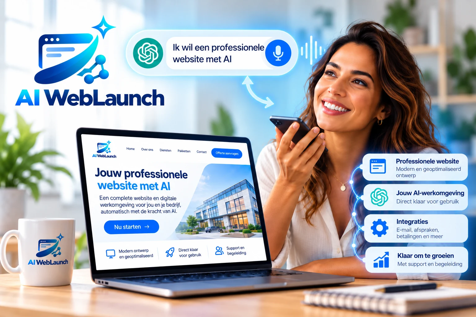 AI WebLaunch brochureafbeelding